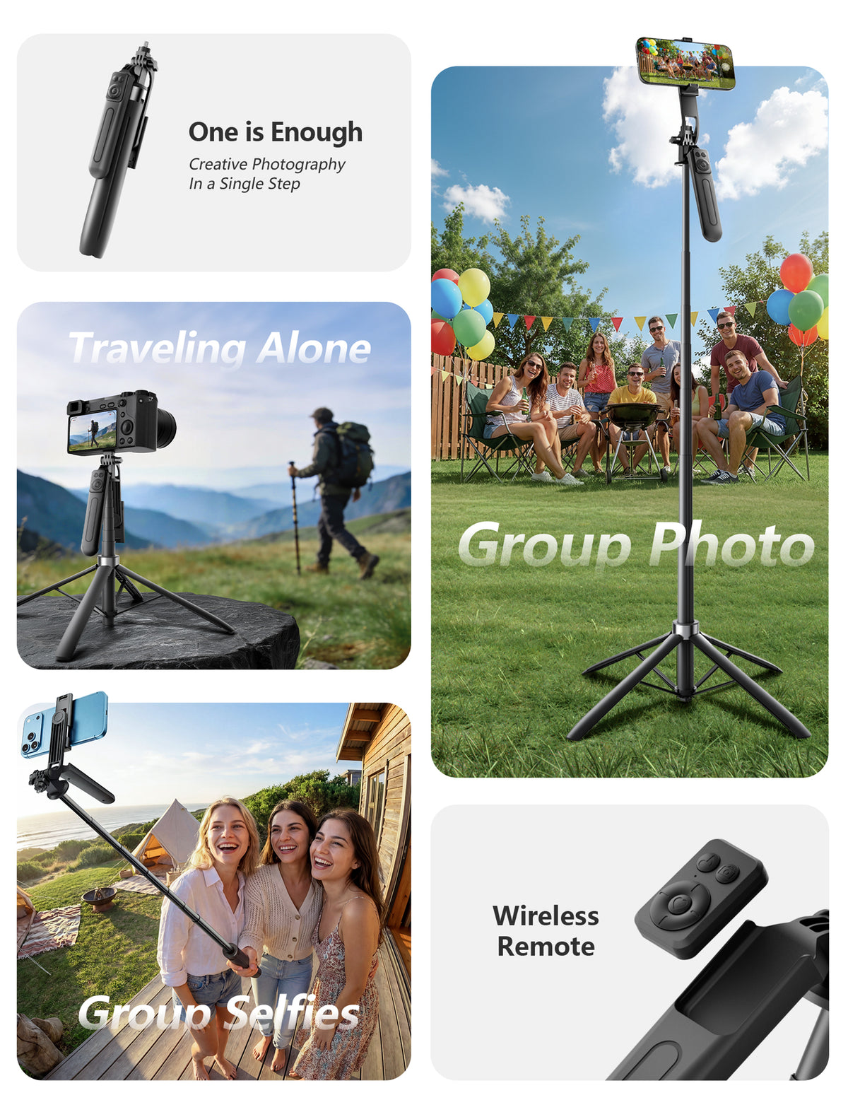71" Tripod for iPhone with 2 Fill Lights, Phone Tripod & Selfie Stick with Remote, Extendable Portable Phone Tripod Stand, 360° Rotating Cell Phone Holder for Video Recording & Live Streaming