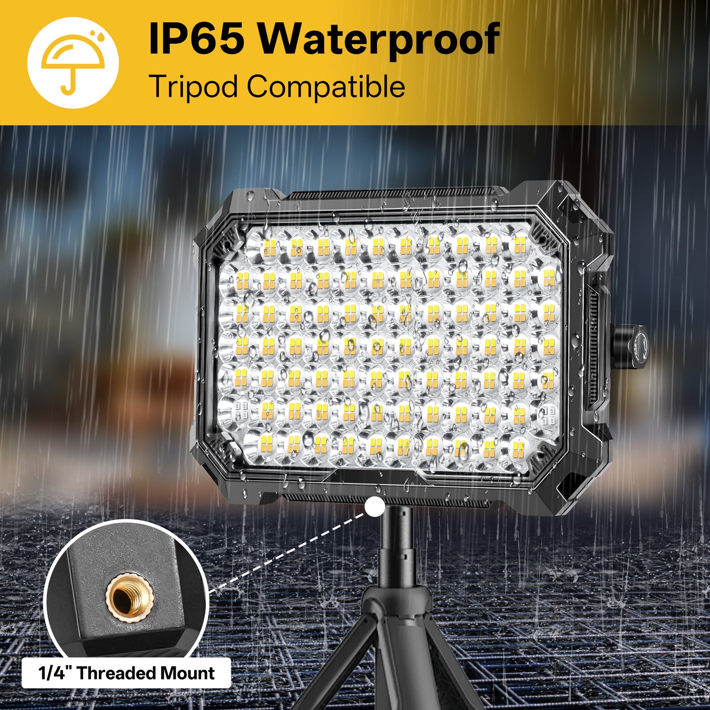 Rechargeable LED Work Light 12000mAh, 10000LM Portable Magnetic Work Light 320 LED, 4 Modes, Adjustable Stand for Mechanics, Camping,Fishing, Car Repair, Tool Gifts for Men Dad Him